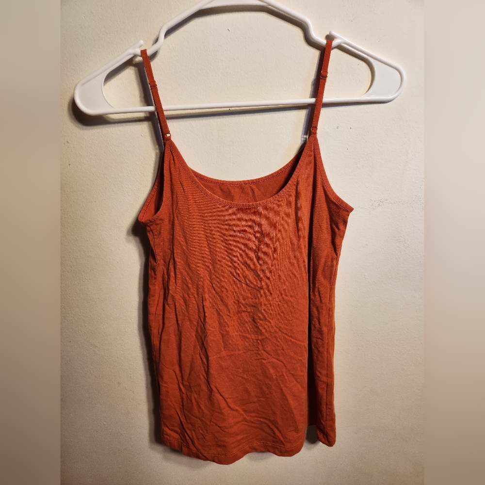 Orange tank top